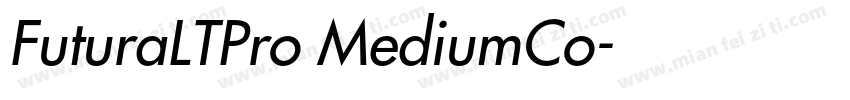 FuturaLTPro MediumCo字体转换